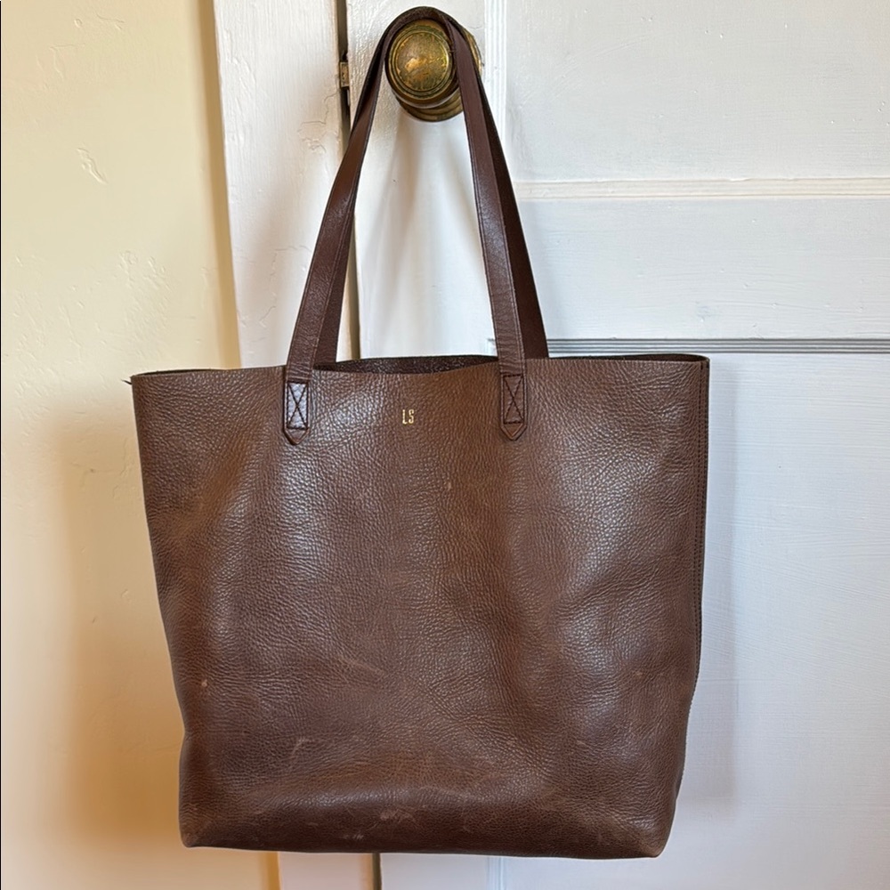 Madewell Transport Tote Brown Leather Bag